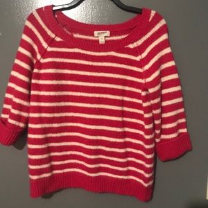 XL Arizona pink/white sweater